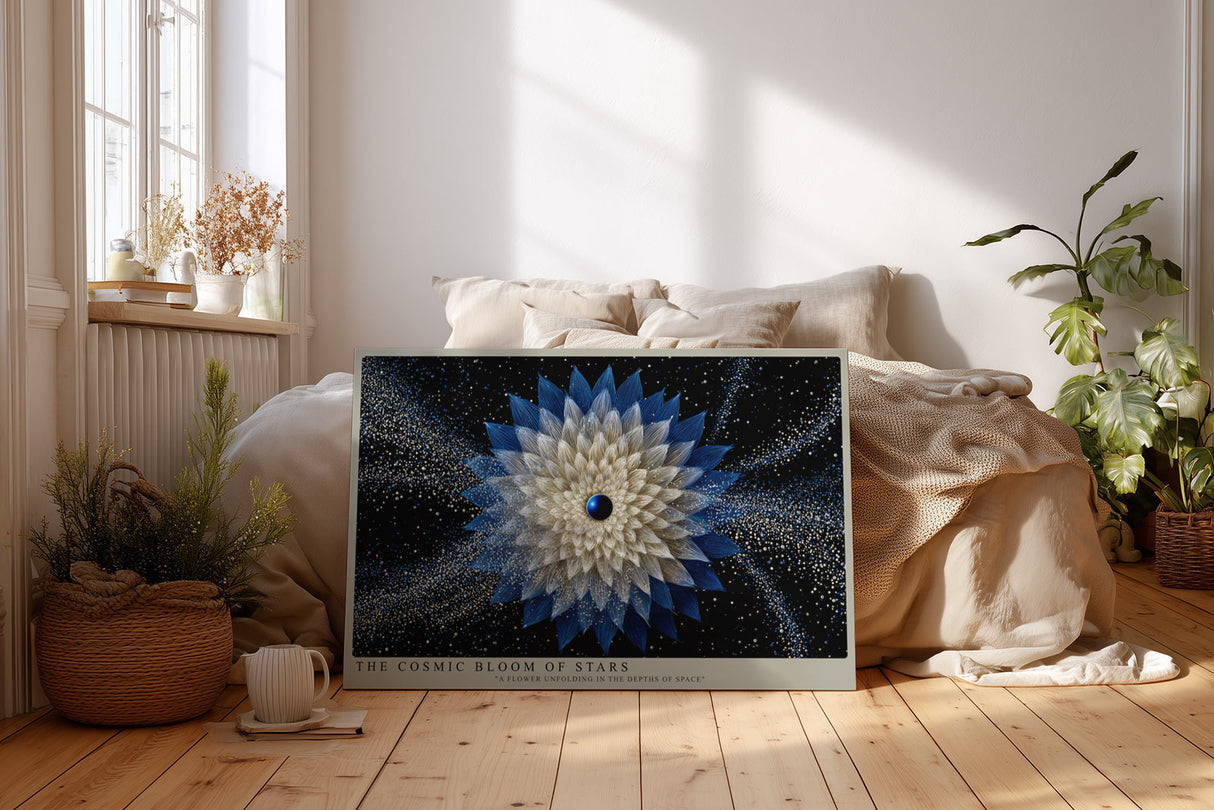 Paul Sinus Wandbild The Cosmic Bloom of Stars – Blüte des Universums im Glanz der Galaxie