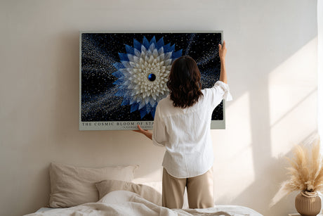 Paul Sinus Wandbild The Cosmic Bloom of Stars – Blüte des Universums im Glanz der Galaxie
