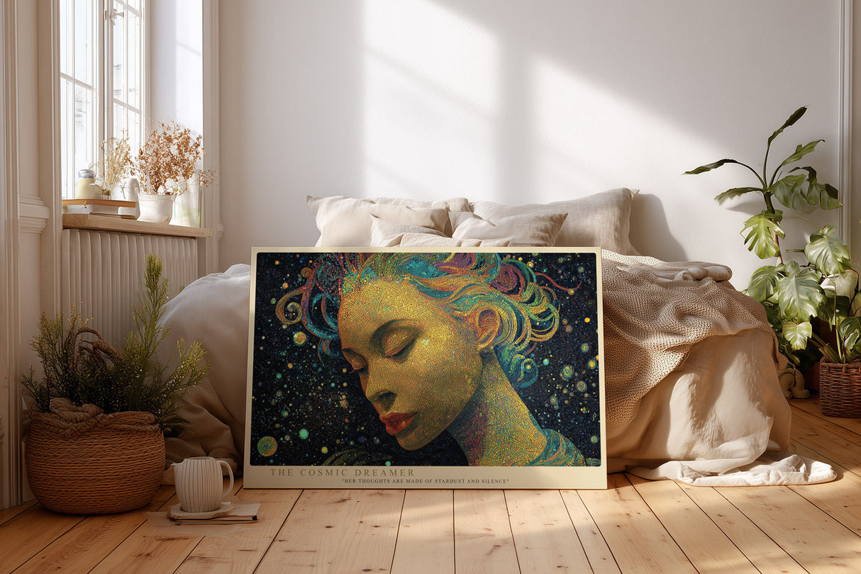 Paul Sinus Wandbild The Cosmic Dreamer Vision of Stars and Silence