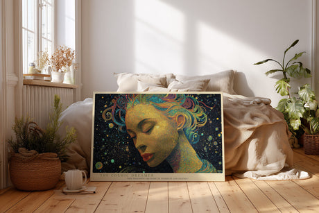 Paul Sinus Wandbild The Cosmic Dreamer Vision of Stars and Silence
