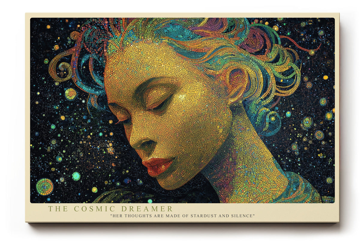 Paul Sinus Wandbild The Cosmic Dreamer Vision of Stars and Silence
