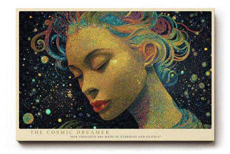 Paul Sinus Wandbild The Cosmic Dreamer Vision of Stars and Silence
