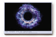 Paul Sinus Wandbild The Cosmic Eye of Creation – Abstrakte Darstellung eines energetischen Auges in Violett- und Blautönen, Symbol für Ursprung, Energie und Unendlichkeit