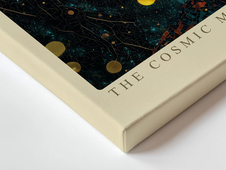 Paul Sinus Wandbild The Cosmic Mosaic of Dreams Galaxies Within Her Mind