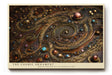 Paul Sinus Wandbild The Cosmic Ornament – detailreiche Spiralen mit Edelsteinakzenten symbolisieren Universum, Energie und die Magie der Sterne