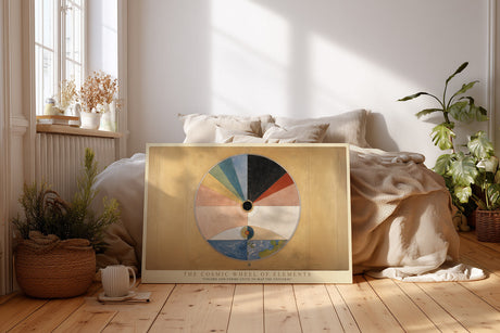 Paul Sinus Wandbild The Cosmic Wheel of Elements Abstract Universe Composition