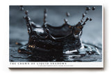 Paul Sinus Wandbild The Crown of Liquid Shadows – Die fließende Skulptur aus Bewegung und Licht