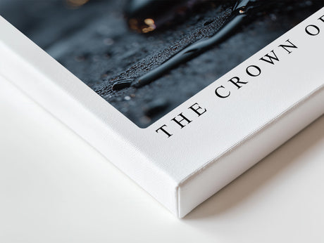 Paul Sinus Wandbild The Crown of Liquid Shadows – Die fließende Skulptur aus Bewegung und Licht