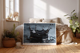 Paul Sinus Wandbild The Crown of Liquid Shadows – Die fließende Skulptur aus Bewegung und Licht