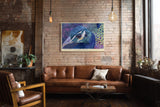 Paul Sinus Wandbild The Crown of Living Colors Peacock Elegance and Pride in Vibrant Detail