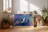 Paul Sinus Wandbild The Crown of Living Colors Peacock Elegance and Pride in Vibrant Detail