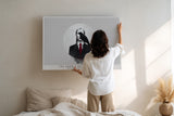 Paul Sinus Wandbild The Crow’s Secret Companion – Dunkle Eleganz und geheimnisvolle Symbolik