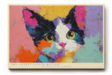 Paul Sinus Wandbild The Cutest Little Kitten buntes Katzenmotiv in lebendigen Pastelltönen