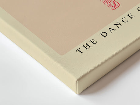 Paul Sinus Wandbild The Dance of Destiny Japanisch inspiriertes Motiv mit zwei fliegenden Kranichen vor roter Sonne – Symbol für Liebe, Treue und Ewigkeit.