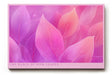 Paul Sinus Wandbild The Dance of Pink Leaves Poetisches Farbspiel in Rosa- und Violetttönen mit schwebenden Blättern, die Leichtigkeit und Bewegung ausdrücken.