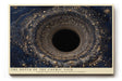 Paul Sinus Wandbild The Depth of the Cosmic Void Abstract Galaxy in Gold and Darkness