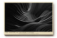 Paul Sinus Wandbild The Depths of Shadow Layers – Abstraktes Schwarzweiß-Motiv aus geschwungenen Formen, Symbol für Tiefe, Struktur und visuelle Bewegung