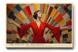 Paul Sinus Wandbild The Diva in the Red Dress She Rises with Elegance and Pure Power