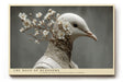 Paul Sinus Wandbild The Dove of Blossoms Symbolische Darstellung einer weißen Taube, geschmückt mit blühenden Zweigen, als Sinnbild für Frieden und Frühling.