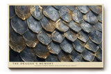 Paul Sinus Wandbild The Dragon’s Memory Metallic Texture of Power and Grace