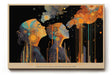 Paul Sinus Wandbild The Dreamers of Cosmic Light farbenprächtige abstrakte Komposition mit zwei Figuren und leuchtenden Sphären