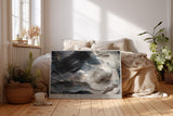 Paul Sinus Wandbild The Dreams Beneath Closed Eyes Abstract Human Face in Gentle Stillness