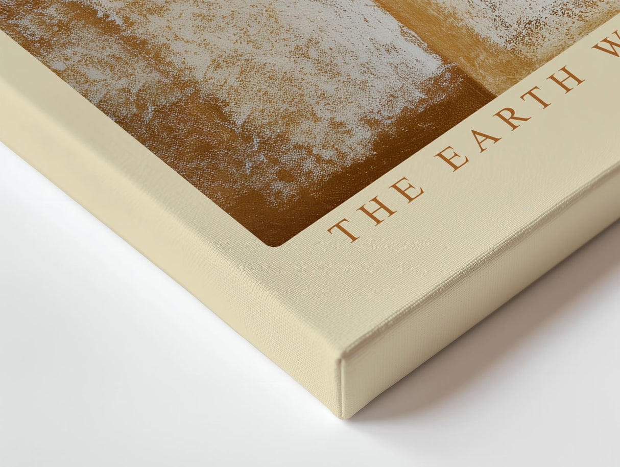 Paul Sinus Wandbild The Earth Within the Light Harmony of Dust and Warmth