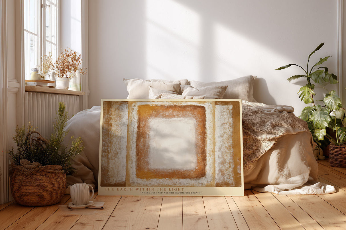 Paul Sinus Wandbild The Earth Within the Light Harmony of Dust and Warmth
