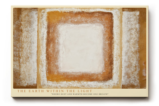 Paul Sinus Wandbild The Earth Within the Light Harmony of Dust and Warmth
