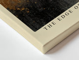 Paul Sinus Wandbild The Edge of Illusion – Abstraktes Kunstwerk mit goldenen Akzenten und nebliger Atmosphäre, Symbol für Mystik und Tiefe