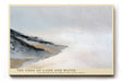 Paul Sinus Wandbild The Edge of Land and Water sanftes Küstenmotiv mit abstrakter Darstellung von Meer und Strand