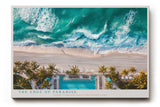 Paul Sinus Wandbild The Edge of Paradise Turquoise Waves and Golden Shores