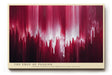 Paul Sinus Wandbild The Edge of Passion Abstraktes Kunstwerk in kräftigen Rot- und Weißtönen mit fließender Struktur und expressiver Energie.