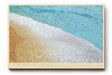 Paul Sinus Wandbild The Edge of the Sea – sanfte Wellen am Strand in zarten Farbverläufen aus Blau, Beige und Weiß symbolisieren Ruhe und Freiheit