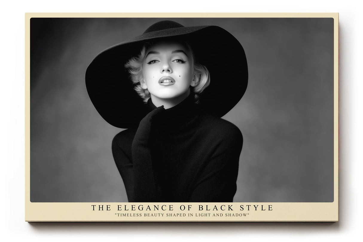 Paul Sinus Wandbild The Elegance of Black Style – Zeitlose Schönheit in Licht und Schatten