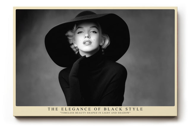Paul Sinus Wandbild The Elegance of Black Style – Zeitlose Schönheit in Licht und Schatten