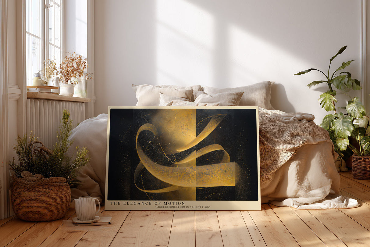 Paul Sinus Wandbild The Elegance of Motion Flow of Light and Shadow
