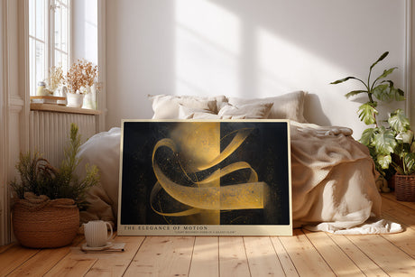 Paul Sinus Wandbild The Elegance of Motion Flow of Light and Shadow