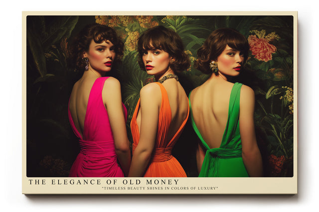 Paul Sinus Wandbild The Elegance of Old Money Timeless Beauty in Colors of Luxury