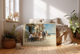 Paul Sinus Wandbild The Elegance of Seaside Lunch Summer Gathering by the Ocean
