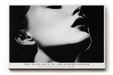 Paul Sinus Wandbild The Elegance of Shadowed Desire – Künstlerisches Schwarz-Weiß-Porträt mit Licht-Schatten-Spiel, Symbol für Sinnlichkeit und Geheimnis