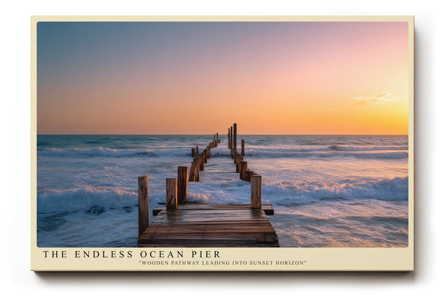 Paul Sinus Wandbild The Endless Ocean Pier – Der Steg ins endlose Meer