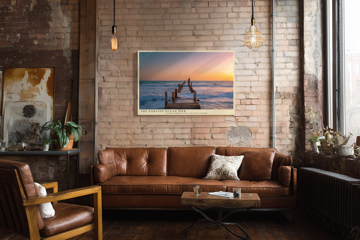 Paul Sinus Wandbild The Endless Ocean Pier – Der Steg ins endlose Meer