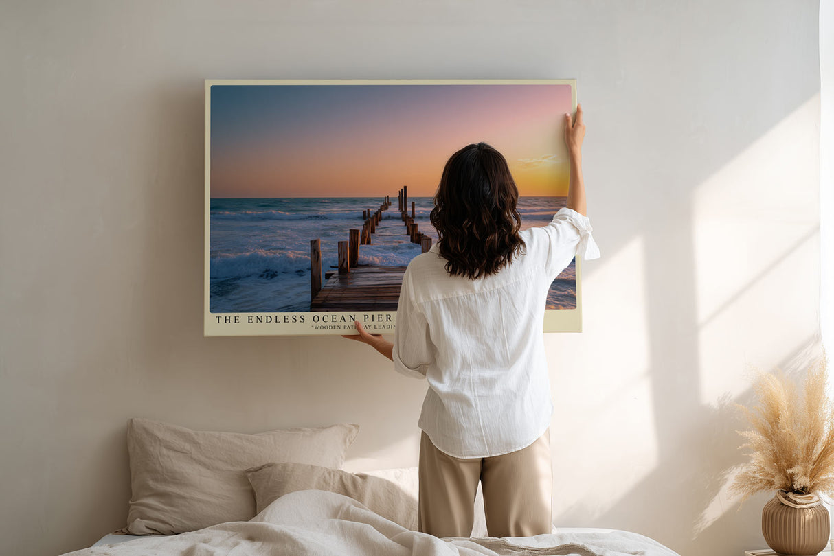 Paul Sinus Wandbild The Endless Ocean Pier – Der Steg ins endlose Meer