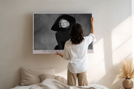 Paul Sinus Wandbild The Essence of Timeless Glamour Black and White Elegance and Style