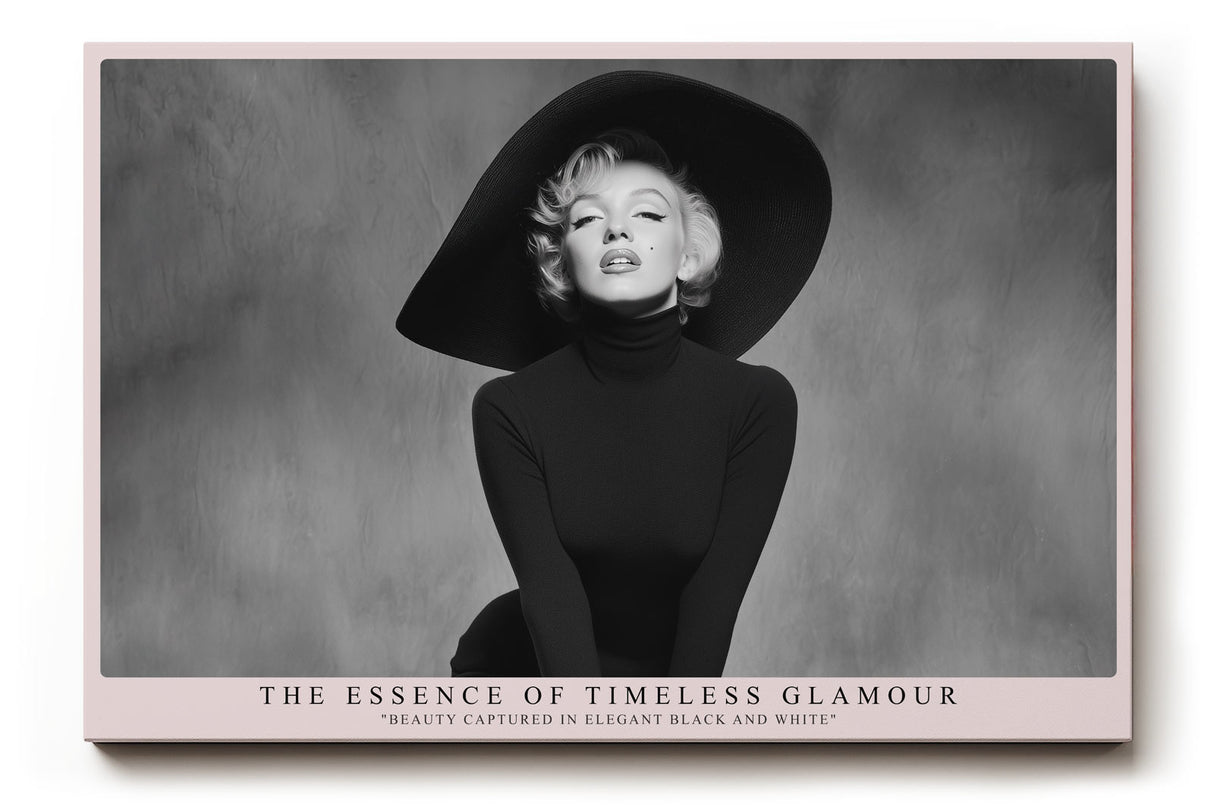 Paul Sinus Wandbild The Essence of Timeless Glamour Black and White Elegance and Style
