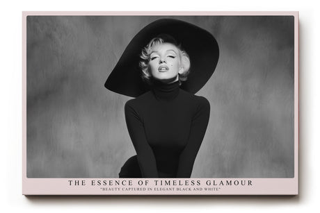 Paul Sinus Wandbild The Essence of Timeless Glamour Black and White Elegance and Style