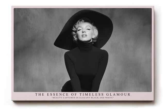 Paul Sinus Wandbild The Essence of Timeless Glamour Black and White Elegance and Style