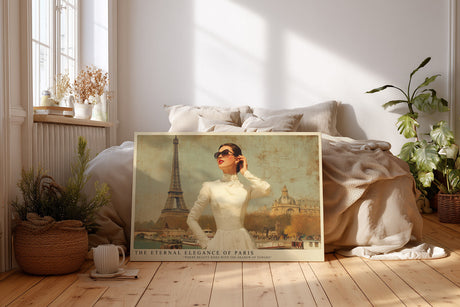 Paul Sinus Wandbild The Eternal Elegance of Paris – Klassische Schönheit und Modekunst in ikonischer Komposition