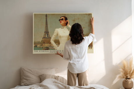 Paul Sinus Wandbild The Eternal Elegance of Paris – Klassische Schönheit und Modekunst in ikonischer Komposition